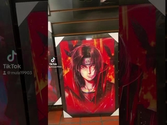 Lenticular Lens Sheet 3D Lenticular Poster Flip Anime Poster 40LPI 50L