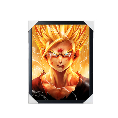 Japanese Comic Dragon Ball One Piece Demon Slayer Bleach 3D Printing Anime Hanging Pictures Wall Decor Scrolls Poster