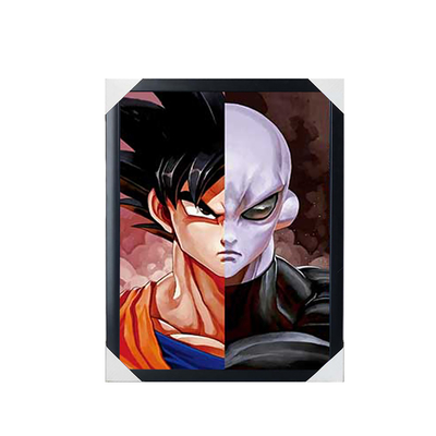 Japanese Comic Dragon Ball One Piece Demon Slayer Bleach 3D Printing Anime Hanging Pictures Wall Decor Scrolls Poster