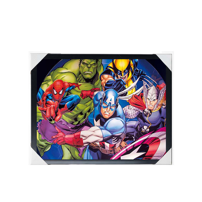 Wholesale Anime 3D Poster Marvel 3D Lenticular Poster Wall Decor 3D Print Changing Picture Anime Poster