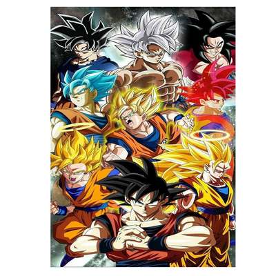 Cartoon 3D Poster Lenticular Flip effect Anime Theme 75 LPI Lenticular Printing Decoration Painting