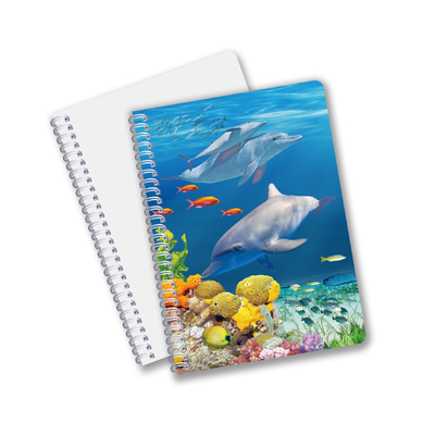 Daily Use Good Quality Made In China Eco Friendly PET Durable Custom Sheets 3D Lenticular Spiral Notebook