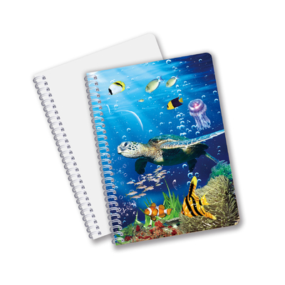 School Stationery 3D Lenticular Advertising Custom Spiral Notebooks for Children Promotion Gift