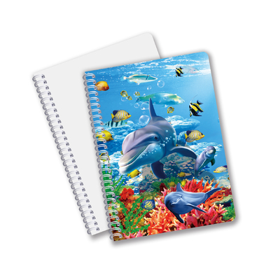 Good Quality Personalized 3D lenticular PET material Promotion Gift Spiral 3D Printing Notebook