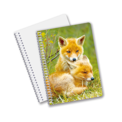 China Low Price Products Custom 3d lenticular printing Flowers Animals Hardcover Reusable Notebook With Logo