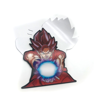 Hologram 3d Lenticular Wall Car Sticker Custom Cute 3d Anime Motion Stickers With Logo Waterproof Wallpaper Sticker