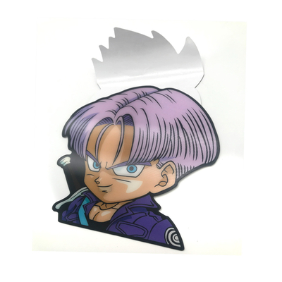 Hologram 3d Lenticular Wall Car Sticker Custom Cute 3d Anime Motion Stickers With Logo Waterproof Wallpaper Sticker