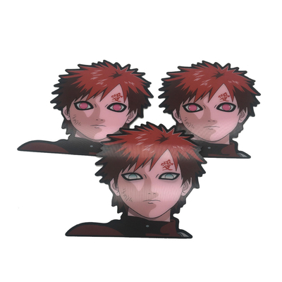 Hot Sale Car Decals Custom Anime 3D Changing Flip Motion effect Printing Lenticular Car Sticker