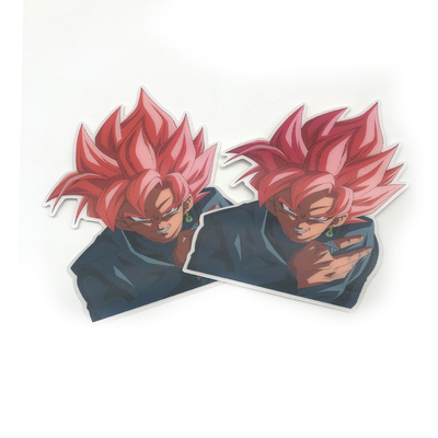 Hot Sale Car Decals Custom Anime 3D Changing Flip Motion effect Printing Lenticular Car Sticker