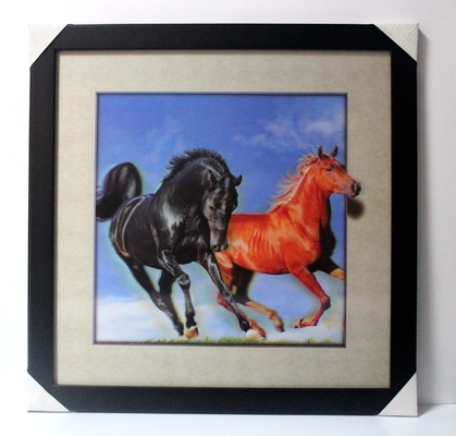 40 X 40cm 3D Lenticular Flip Picture Wholesale /Custom Lenticular Printing 3D Poster 3D Lenticular Photo with Animal