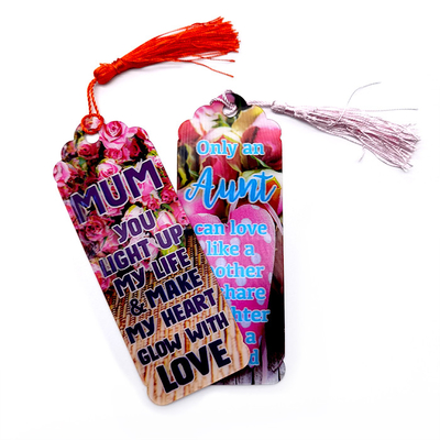 Love message romatic gift 3D lenticular bookmark for gifts