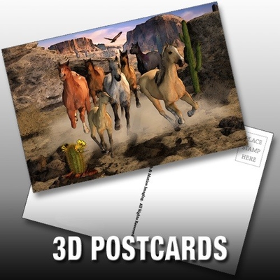 Negotiation Status read failed 3D Lenticular Postcards for Market