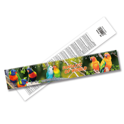 Cute Fancy Printing 3D Lenticular Ruler Plastic Flexible Ruler Customized Shape
