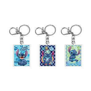 Custom DIY Animation Character Double Sided Acrylic Keychain Stainless Steel with UV Printing 6-Color Print Method