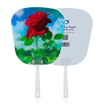 Hot Selling Custom 3D Lenticular Hand Fans Of Super Stars Promotional