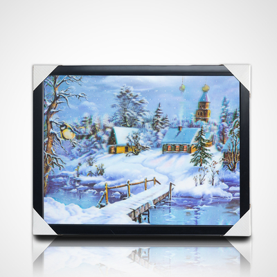 3D Lenticular Painting With Black Frame 40*30cm PET 5D 3D Lenticular Picture Frames Artwork Modern Pictures