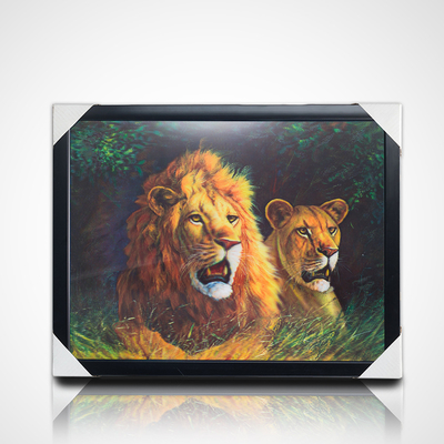3D Lenticular Painting With Black Frame 40*30cm PET 5D 3D Lenticular Picture Frames Artwork Modern Pictures