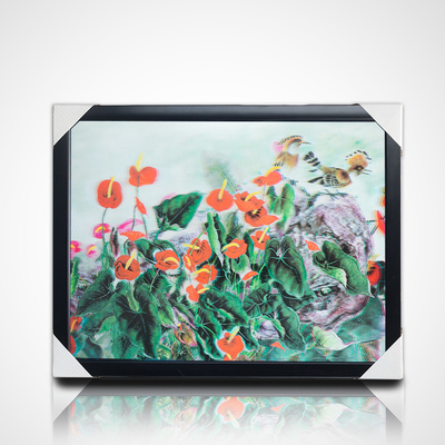 3D Lenticular Painting With Black Frame 40*30cm PET 5D 3D Lenticular Picture Frames Artwork Modern Pictures