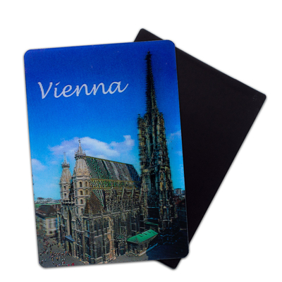 Landmark Castle Souvenir Gift 3D Lenticular Magnets for Promotions