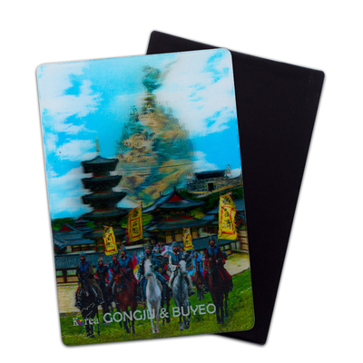 Landmark Castle Souvenir Gift 3D Lenticular Magnets for Promotions