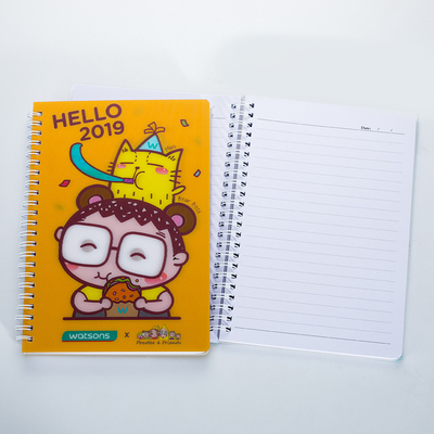 Wholesale customize Marketable Products Cheap 3D Lenticular Hardcover Sprial Binding Animal Notepad Notebook