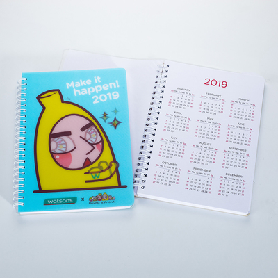 Wholesale customize Marketable Products Cheap 3D Lenticular Hardcover Sprial Binding Animal Notepad Notebook