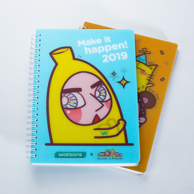 A5 A4 Standard Cheap 3D Notebook Customizable 3D Lovely Panda Journal Notebook