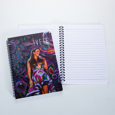 Stationery Supplies Custom A4/A5/A6 size 3D PP/PET lenticular Printing Cover Sprial Binding Paper Exercise Notebook