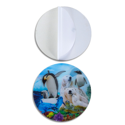 3d lenticular lens sticker / lenticular print sticker / customize 3d anime motion sticker