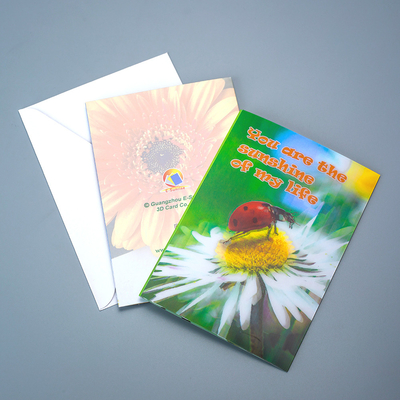Factory Hot Sale Custom Kpop 3D Lenticular Printing Postcard/ Business Card