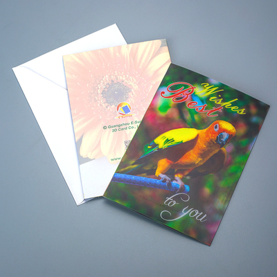 Factory Hot Sale Custom Kpop 3D Lenticular Printing Postcard/ Business Card