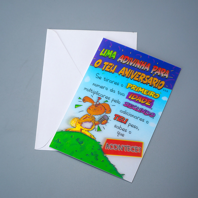Wholesale Customized 3D Lenticular Printing Greeting Card Manufacture Nudes 3D Card