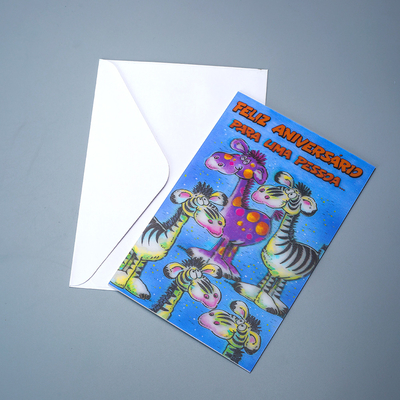 New Style 3D Lenticular Printing Lenticular sheet Lenticular Greeting Card