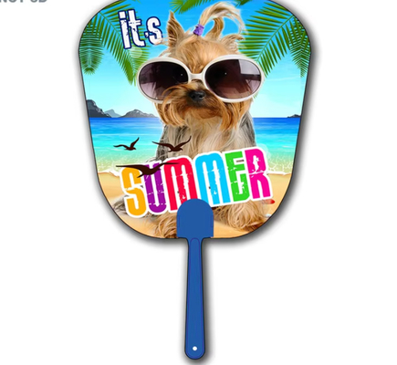Promotional Product PP 3D Lenticular Effect Plastic Hand Fan