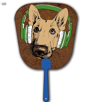 Promotional Product PP 3D Lenticular Effect Plastic Hand Fan