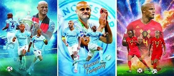 3D Lenticular Anime Poster Football Wall Picture Lenticular printing Anime Poster with 3D Flip Effect