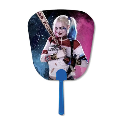 Custom 3d Lenticular Pp Manual Plastic Hand Held Fan Flip 3d Hand Fan