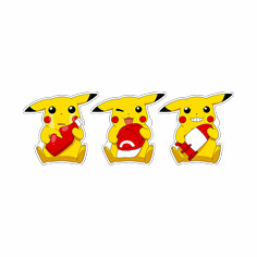 Cartoon Stickers Waterproof Stickers Anime 3D Lenticular Anime Motion Sticker for Car Laptop Refrigerator