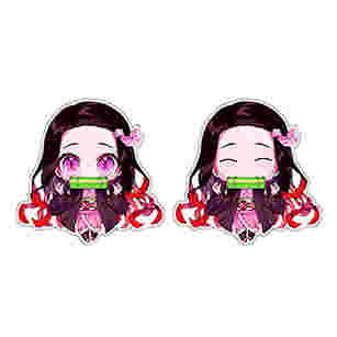 Custom Printing Logo Label PVC Anime Car Sticker Anime Motion Card Sticker Waterproof 3D Anime Stickers