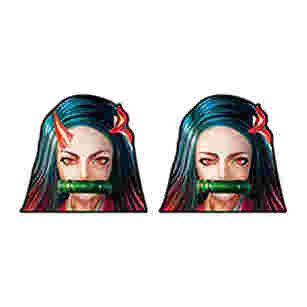Custom Printing Logo Label PVC Anime Car Sticker Anime Motion Card Sticker Waterproof 3D Anime Stickers