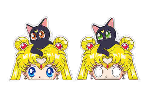 Car Sticker Demon Slayer 3D Lenticular Motion Stickers Waterproof Car Decals window stickers