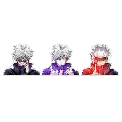Car Sticker Demon Slayer 3D Lenticular Motion Stickers Waterproof Car Decals window stickers