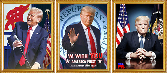 TRUMP Designs Printing Customized 3D PET Lenticular Poster 3D Lenticular Printing