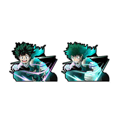 Cartoon Lenticular Waterproof Decals Flip Changing Stickers Anime 3D Motion Sticker for car