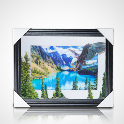 Hot Sell High Definition Promotion Gift Japanese 3D Lenticular Anime Posters With Frame