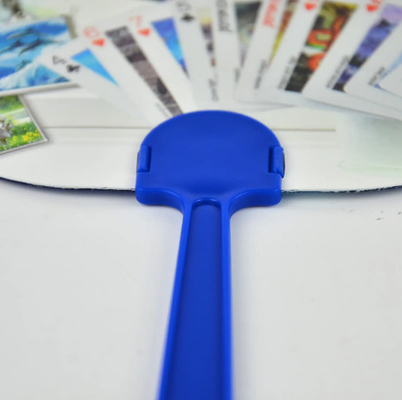 Custom Beautiful Designs 3D Lenticular Hand fan Plastic PET 3D Promotional Hand fans Cartoon 3D lenticular fans