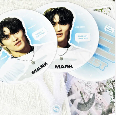 Japanese Korean Idol Group DIY Fan Concert Production Plastic Love King Surrounding Stars Design Fan