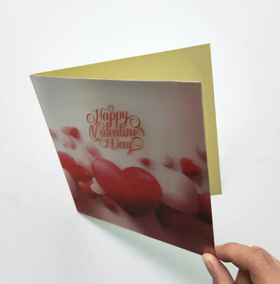 Hot Selling Custom Lenticular Printed 3D Greeting Cards Of Invitation