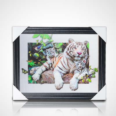 Custom Print 3D Dragon Ball Movie Poster Flip 3D Animation 3D Picture with Black Frame Integrated Art Theme