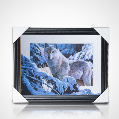 Custom Print 3D Dragon Ball Movie Poster Flip 3D Animation 3D Picture with Black Frame Integrated Art Theme